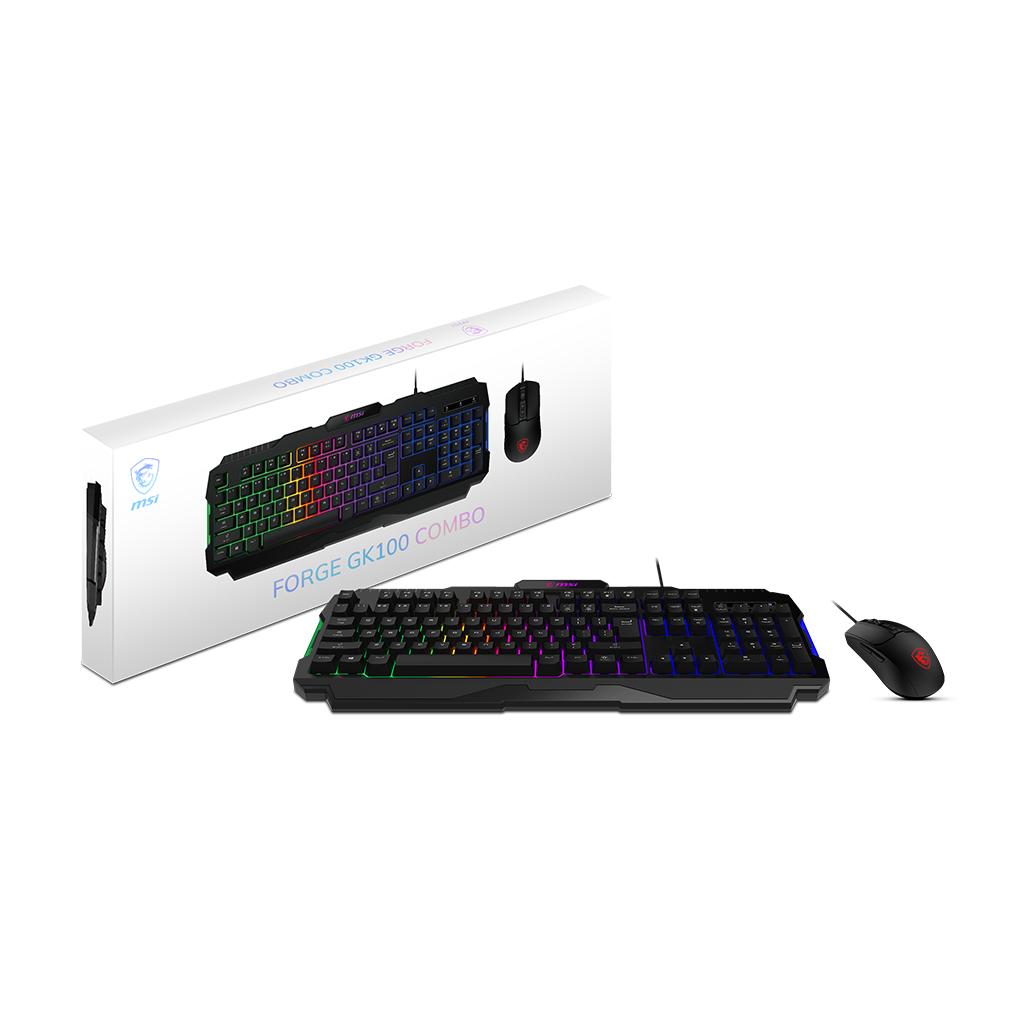 MSI FORGE GK100 Combo — Keyboard & Mouse