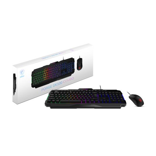 MSI FORGE GK100 Combo — Keyboard & Mouse